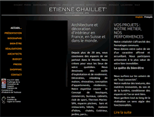 Tablet Screenshot of etiennechaillet.com